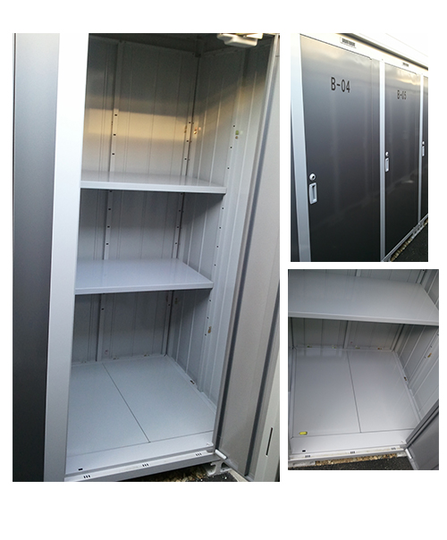 屋外型トランクルーム活用術、マンション暮らしで通販で増えた荷物